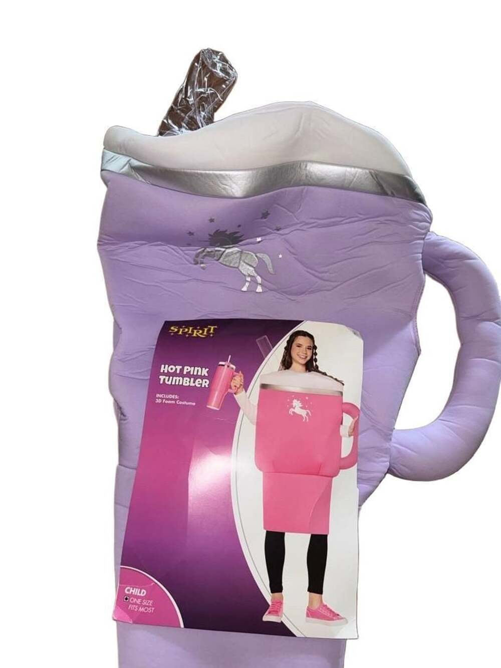Spirit Halloween Hot Pink Tumbler Child One Size Costume